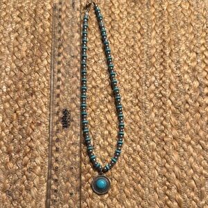 Fake - Turquoise Beaded Necklace